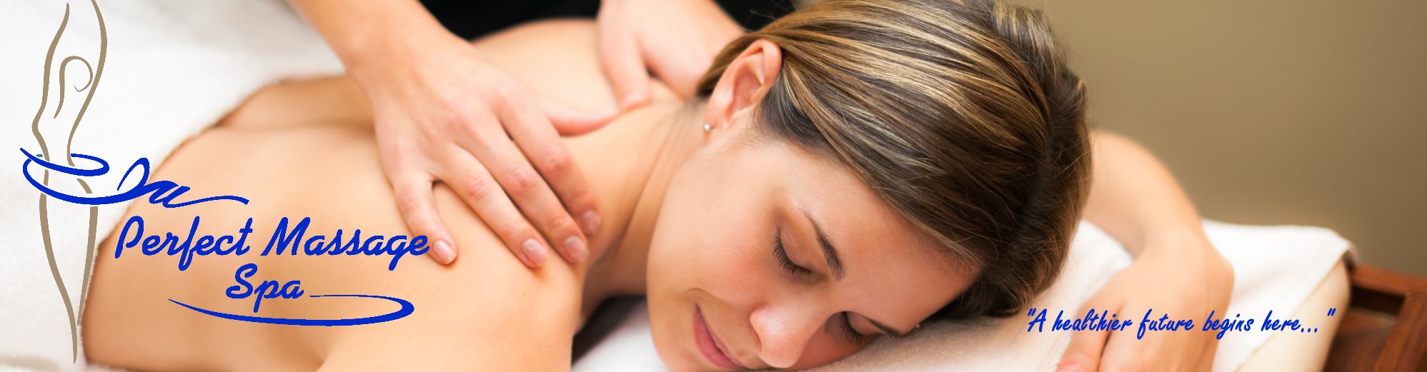 Website Banner - Woman being massaged