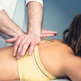 Myofascial Release - Woman being treated