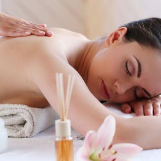Herbal Massage - Woman at spa